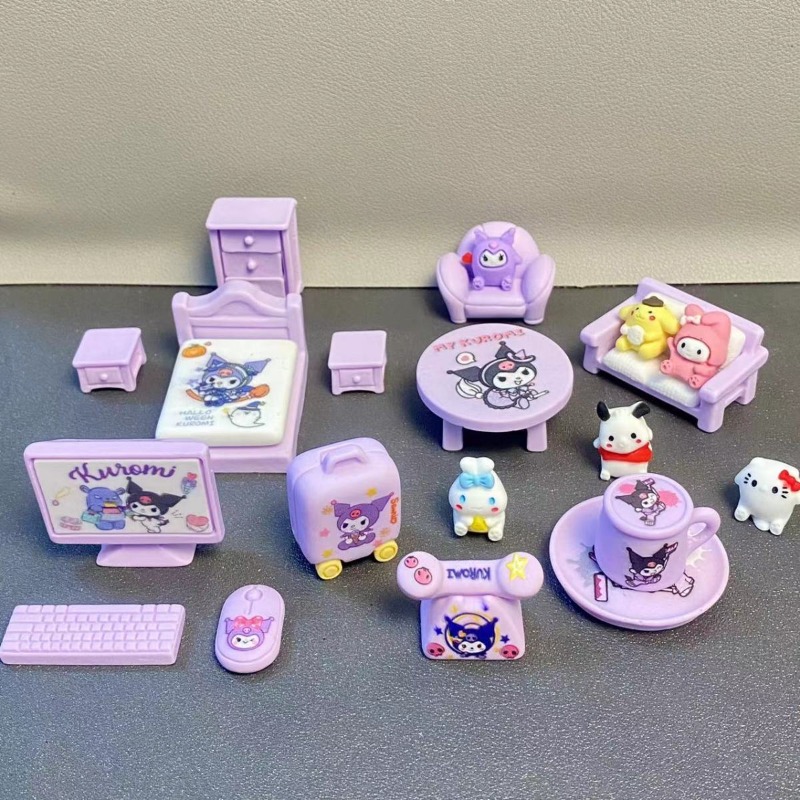 Kawaii Tech Accessories - Cute Cartoon Miniature Dollhouse Furniture Kawaii