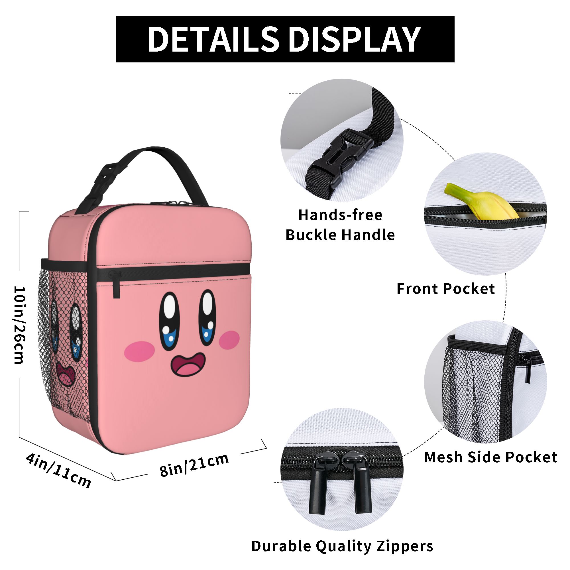 Custom K-Kirbys Resuable Lunch - Kawaii Tech Accessories review and price