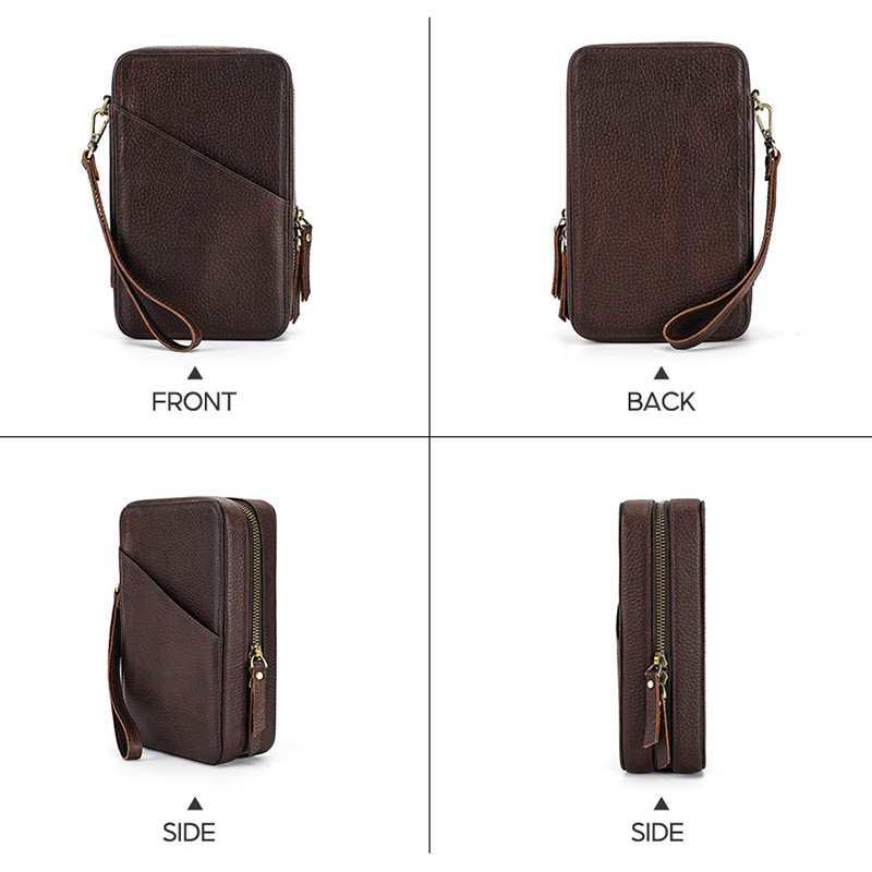 Vintage Brown Genuine Cowhide  - Tech Accessories Case review and price
