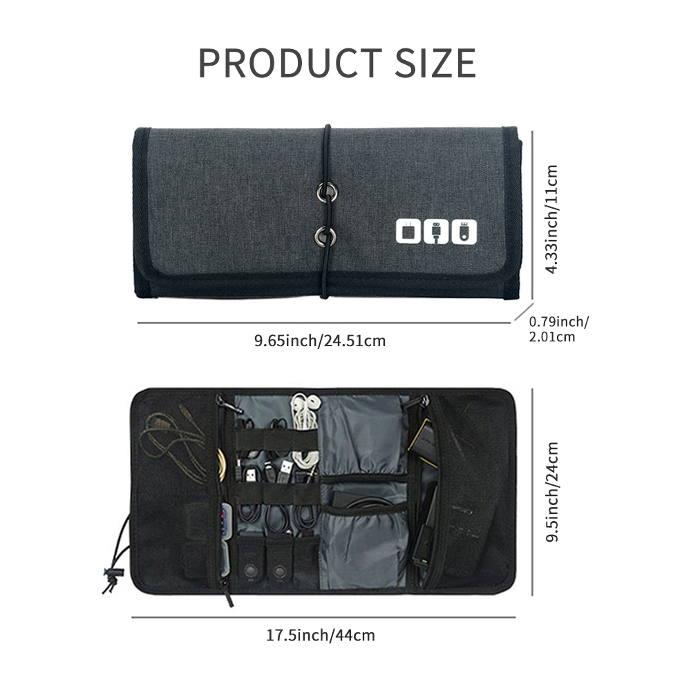 Travel Cable Storage Bag，Elect - Tech Accessories Travel Organizer Pouch review and price