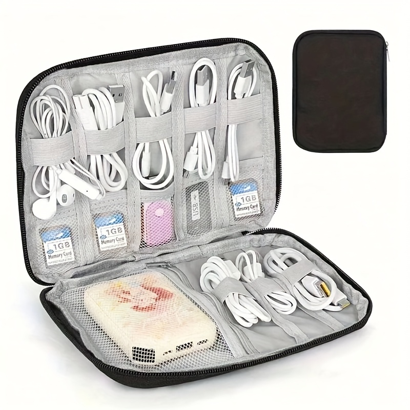 1PC Travel Cable Organizer Cas - Tech Accessories Travel Organizer Pouch review and price