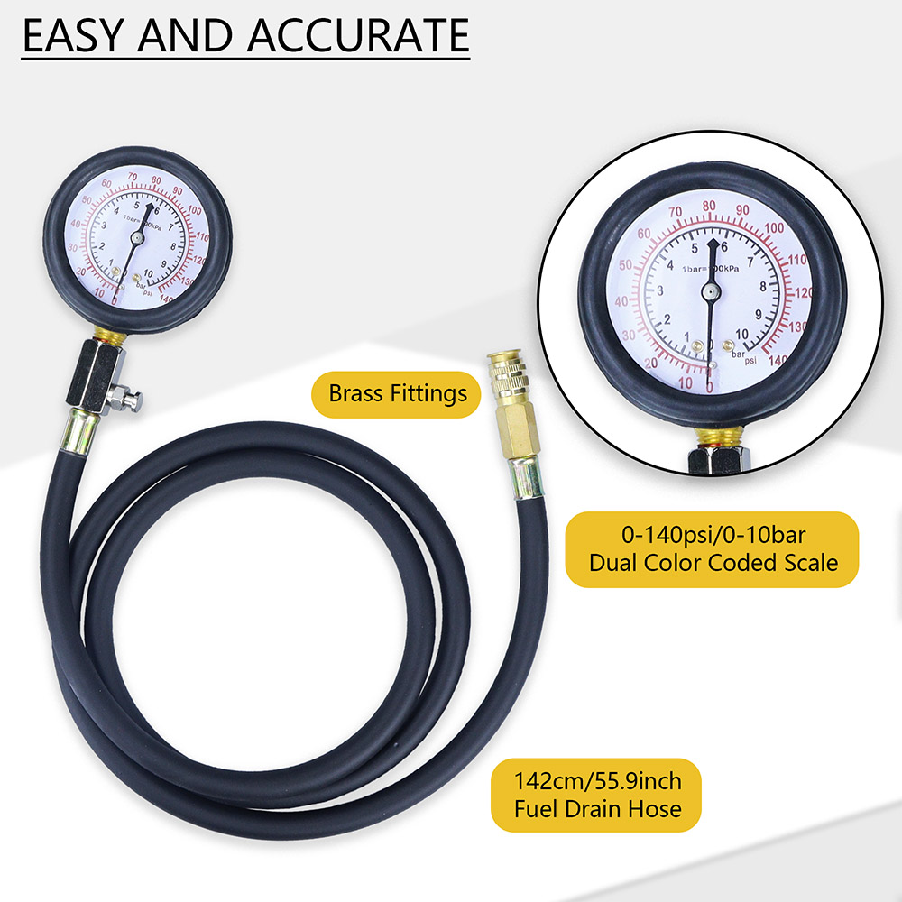 Oil Pressure Tester Kit 0-140p - Tech Accessories Case review and price