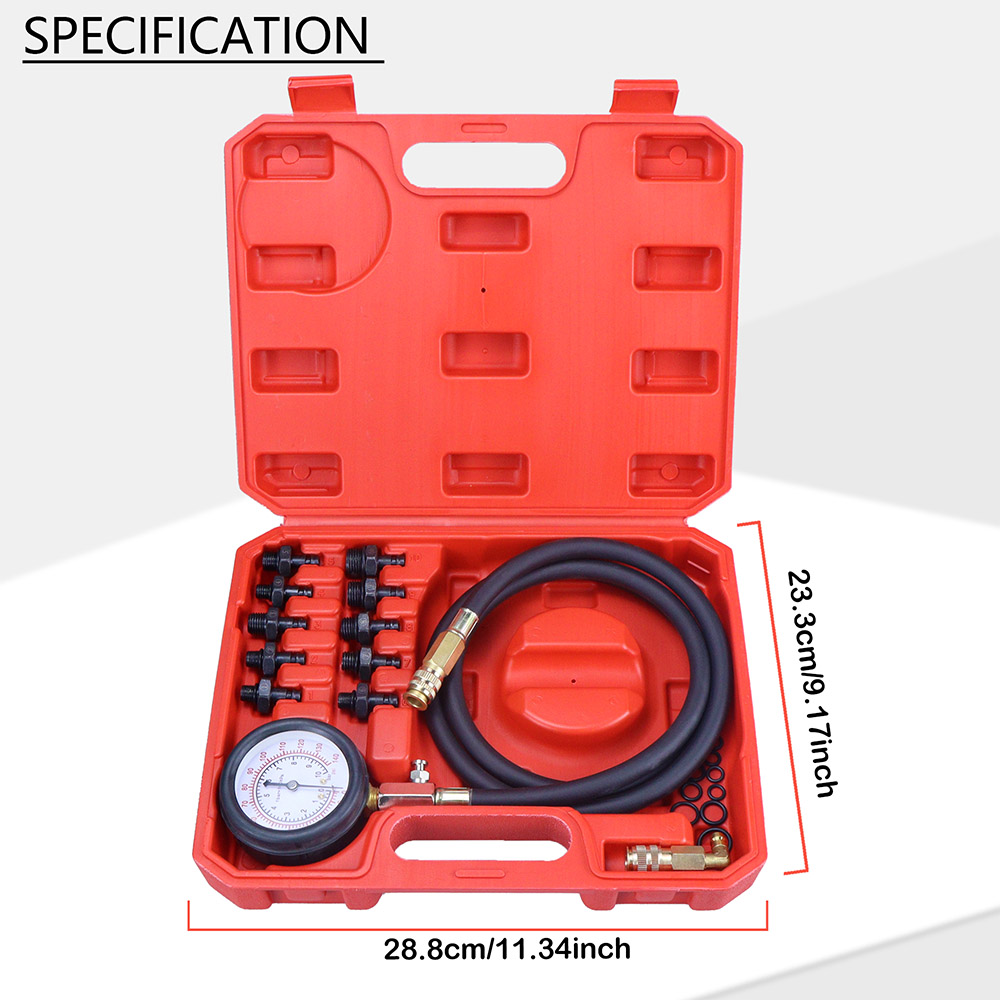 Oil Pressure Tester Kit 0-140p - Tech Accessories Case review and price