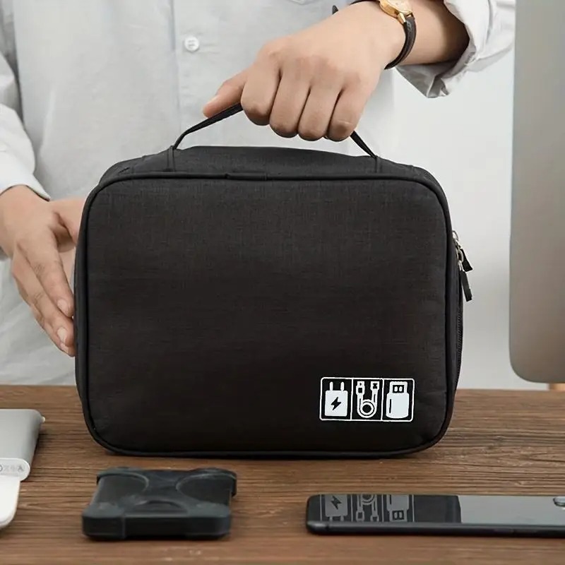 Cable Organizer Bag for Travel - Tech Accessories Travel Organizer Pouch review and price
