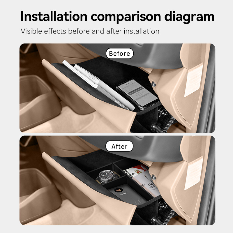Glove Box Organizer Divider fo - Tech Car Accessories review and price